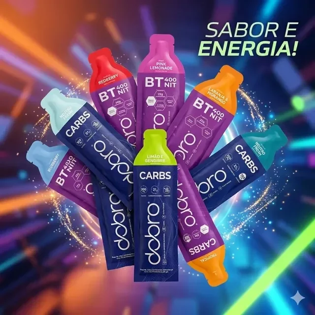 Gel De Carboidrato Dobro Carbs Bt400 - Sortidas - Kit 10 Un