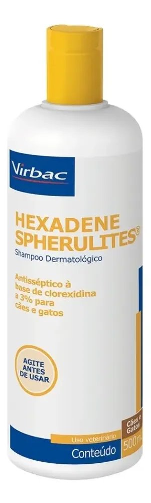 Shampoo Virbac Hexadene Spherulites® Para Cães E Gatos - 500ml