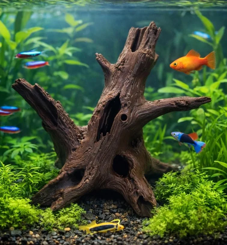 Decoração para Aquário – Árvore Morta 14cm altura