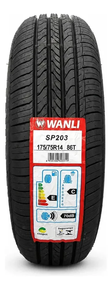 Pneu Wanli 175/75r14 86t Sp203 aro 14