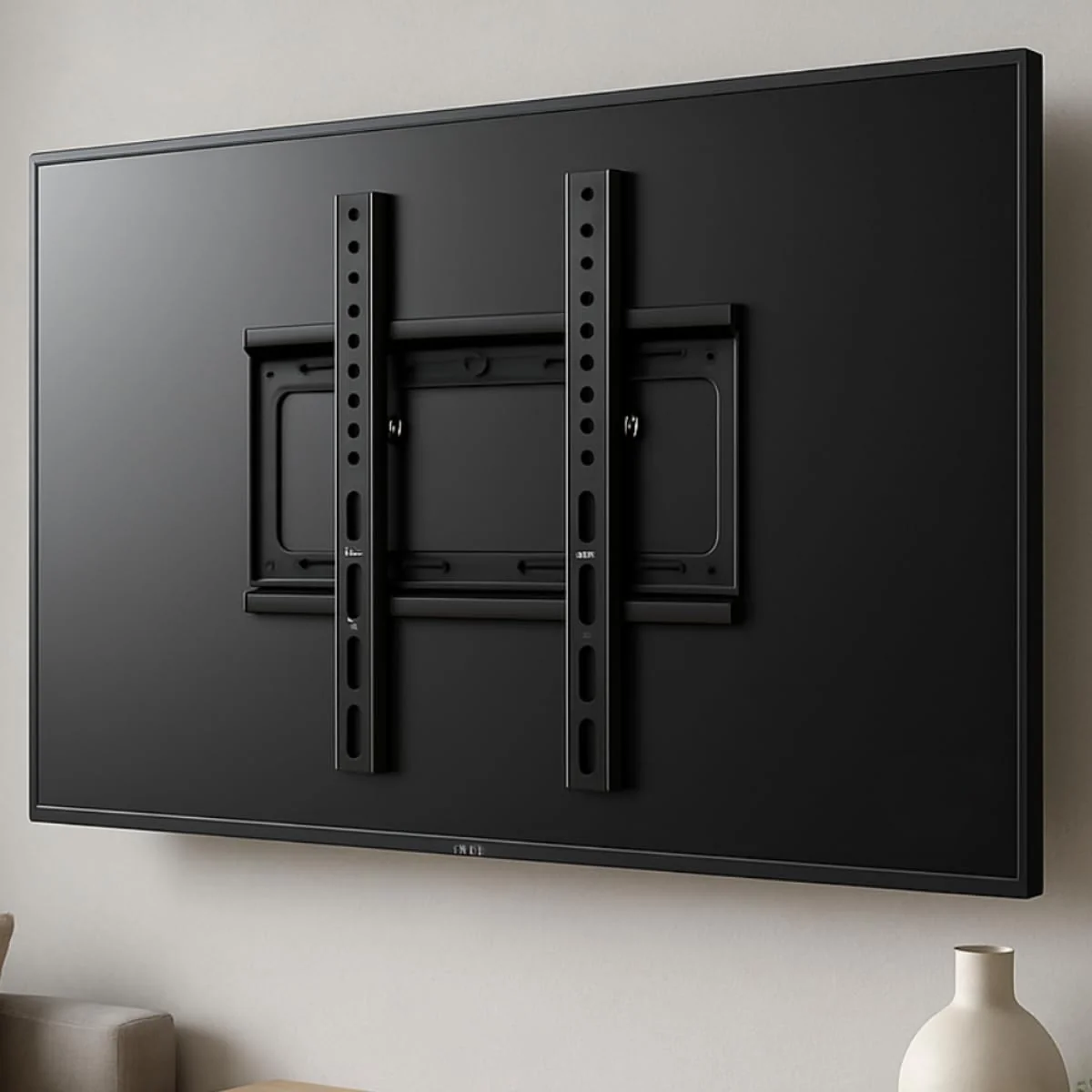Suporte Fixo TV Universal Tela 26 a 63 Polegadas Aço Reforçado 35kg Slim