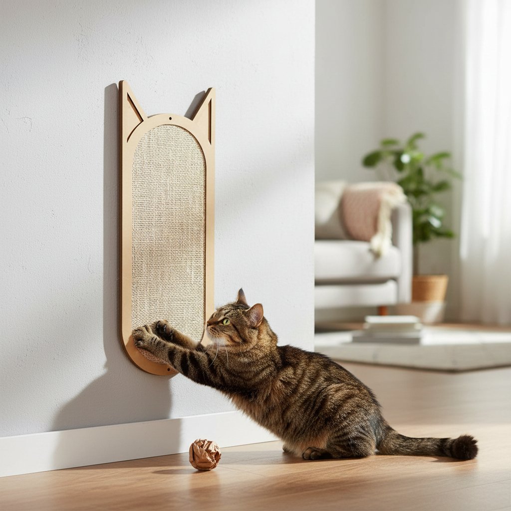 Arranhador Para Gato Parede Sisal 50x20 Grande Brinquedo Pet Ricapet