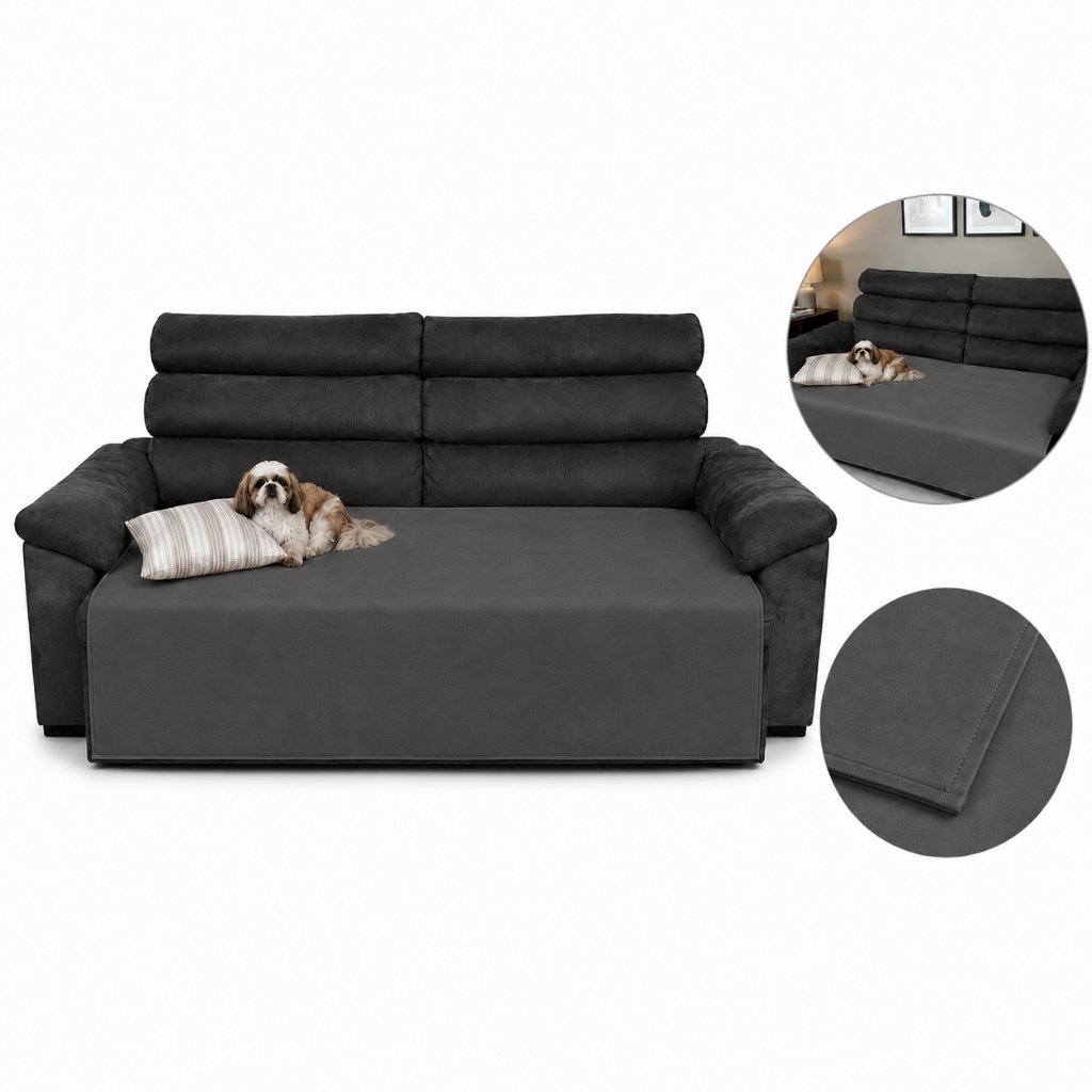 Protetor de Sofá Para Cães E Gatos. Contra Pelos E Líquidos 1,45x1,45