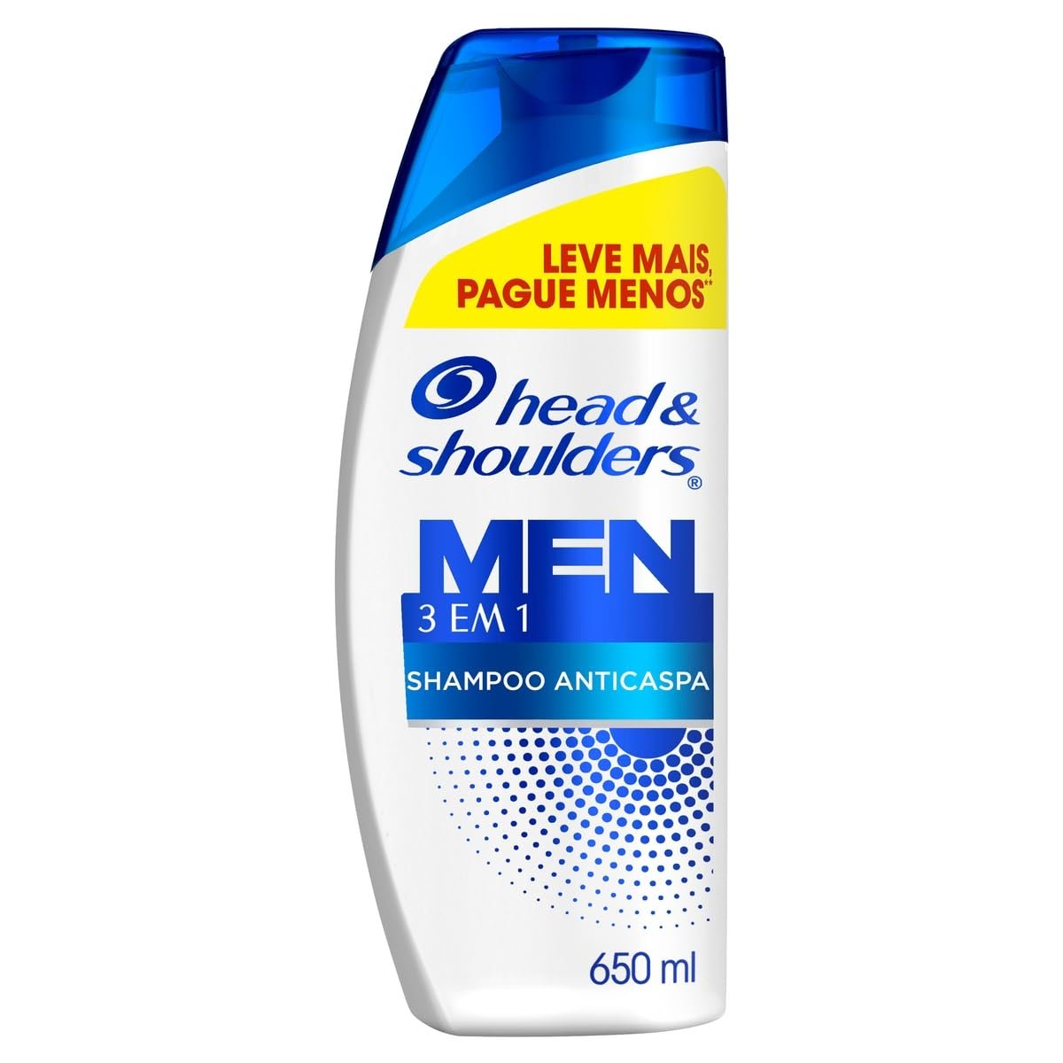 Head & Shoulders Shampoo Anticaspa Men 3 em 1, 650 ml