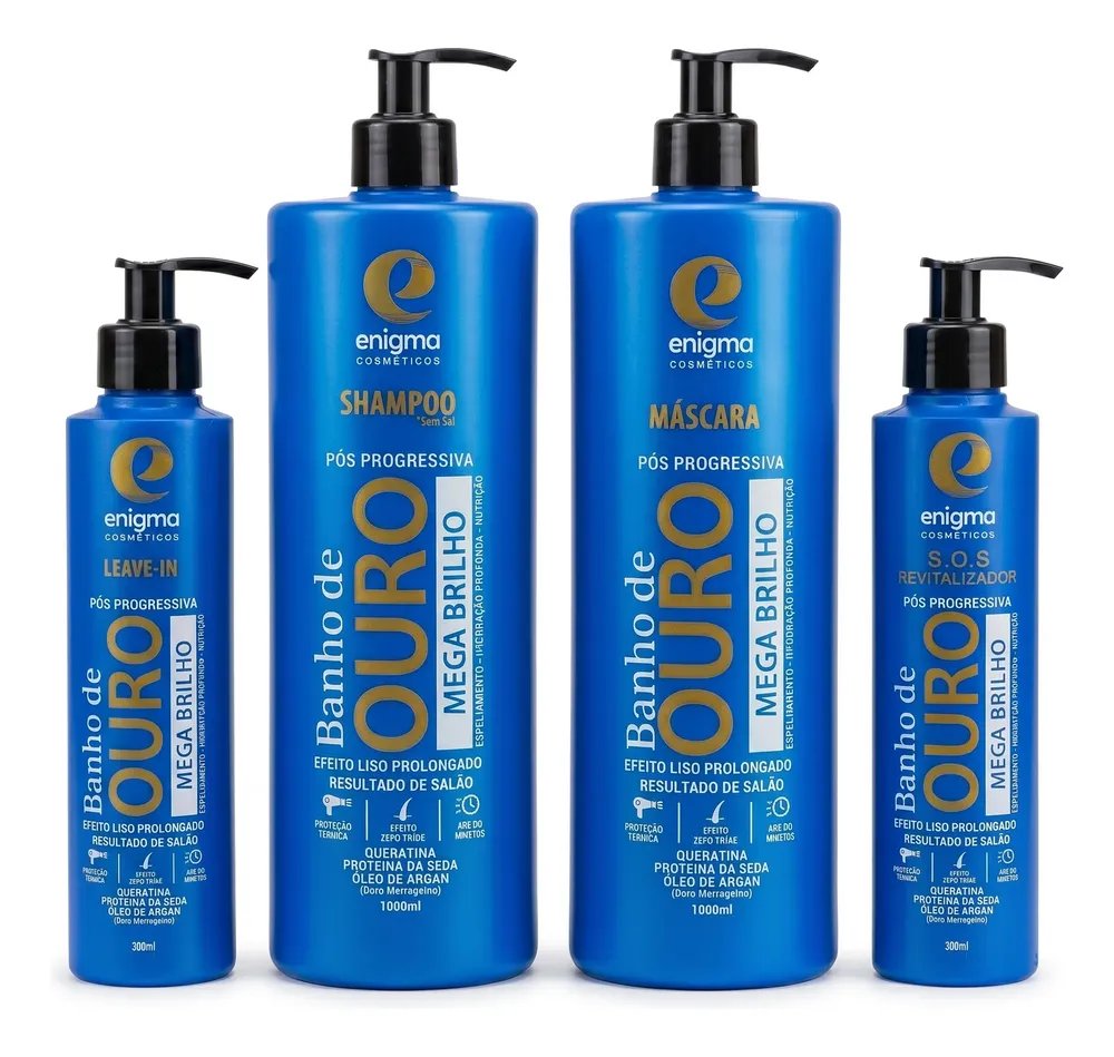 Kit Shampoo/condicionador Capilar Enigma Pós Progressiva