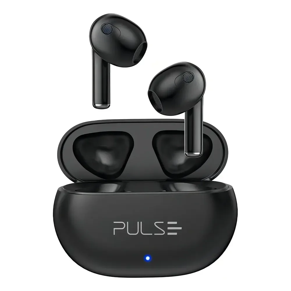 Fone De Ouvido Pulse Tws Bluetooth 5.3 Com Touch, Som Estéreo E Até 12h De Bateria  Ph413 Preto