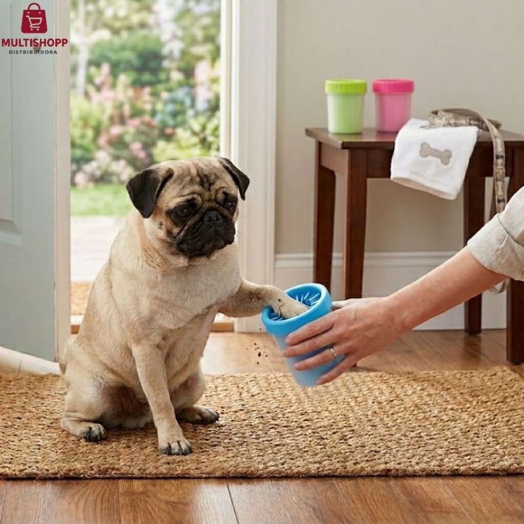 Lava Patas para Cachorros Pequenos - Limpeza Facil Rapida Segura Design Compacto