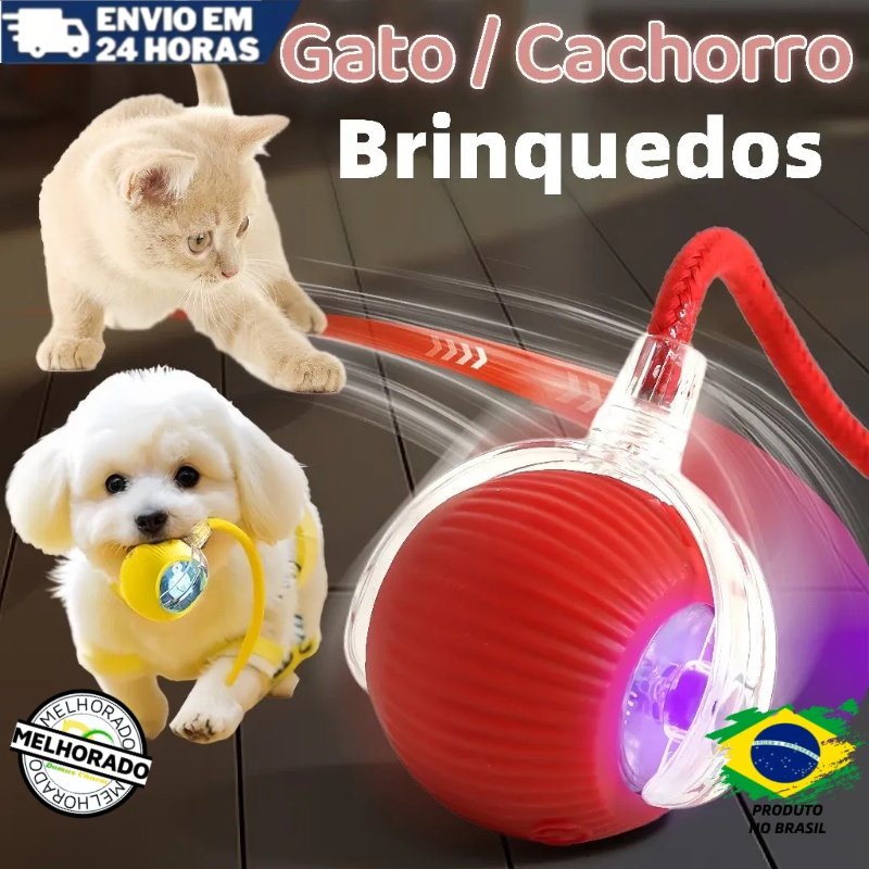 Bola Interativa Automática Para Gatos-Um Presente de Natal para o Seu Animal de Estimação