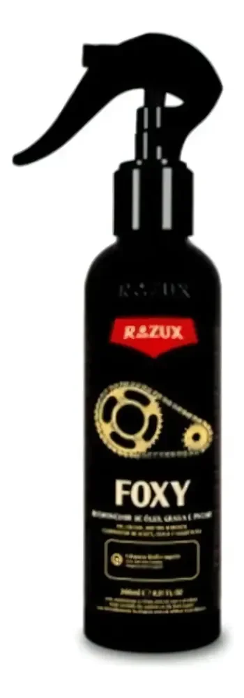 Removedor de Óleo, Graxa e Piche Foxy Razux 240ml Motocicleta