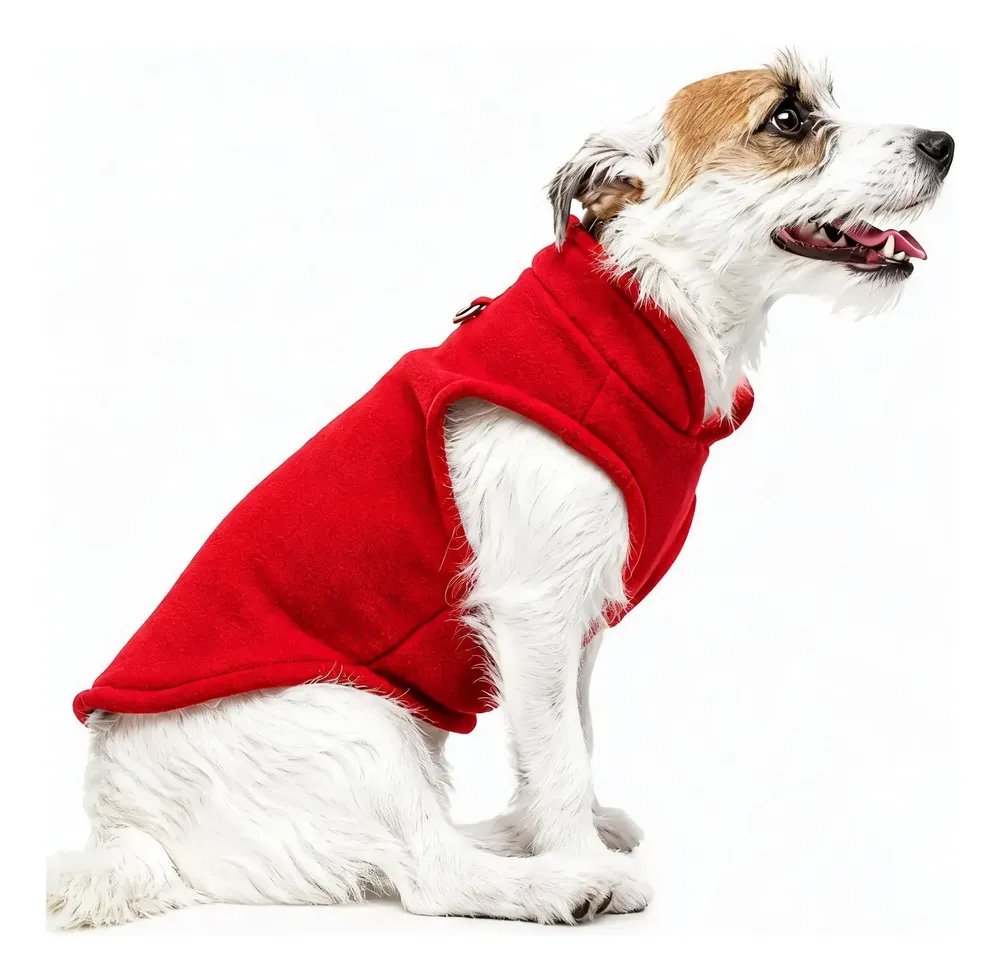 Roupa Roupinha Soft Para Cachorro Médio Grande Inverno G Vermelho&xl