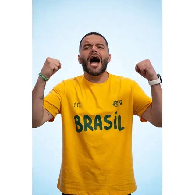 Camisa 10 Amarela Cazétv Mercado Livre