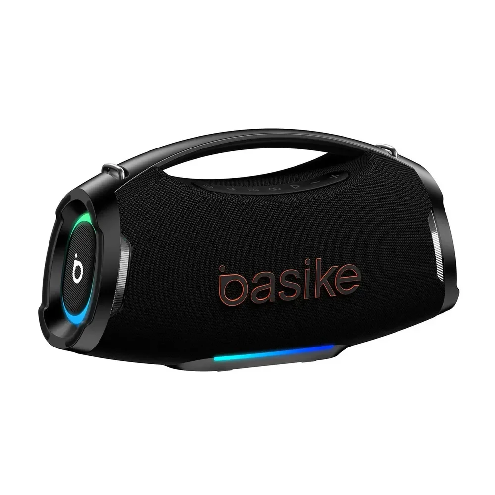 Caixa de Som Portátil Basike Bluetooth 200W Com Graves Reforçados e À Prova D'Água
