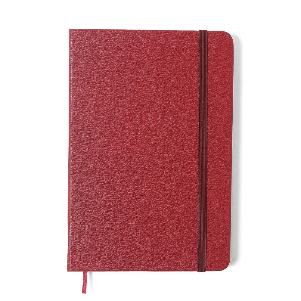 AGENDA PLANNER CICEROS 2026 CLASSICA SEMANAL 14X21 VERMELHO QUENTE