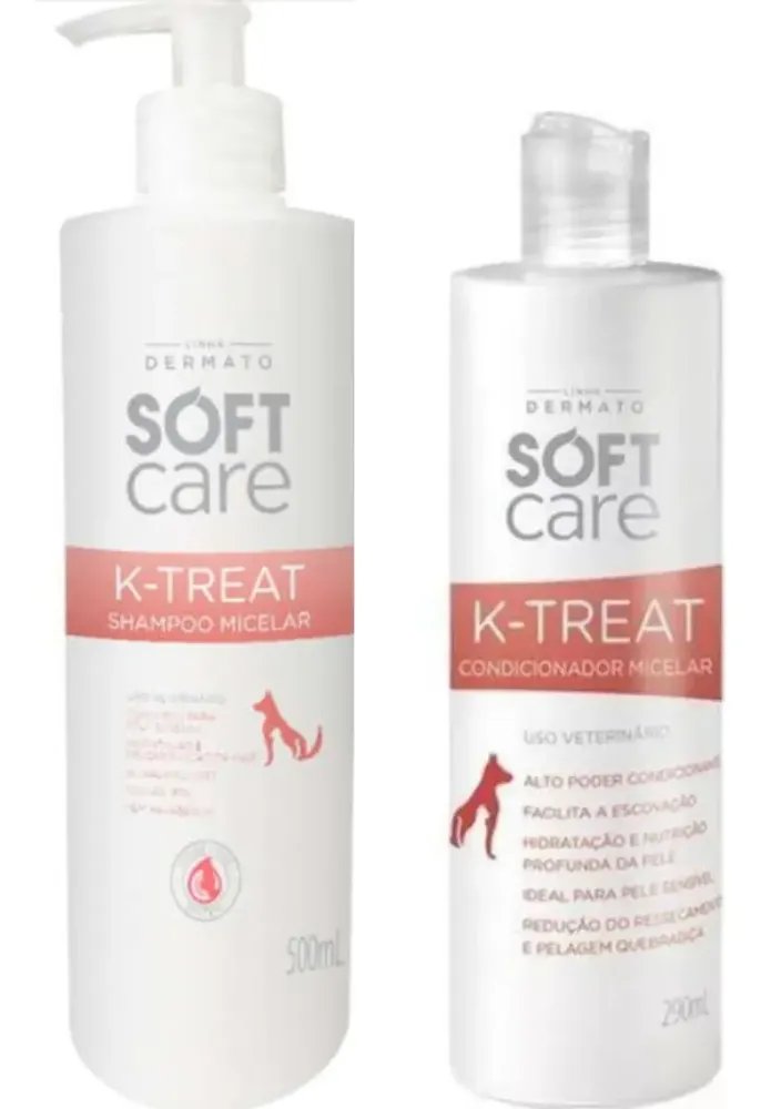 01 Shampoo K Treat 500ml E 01 Condicionador K Treat 290ml