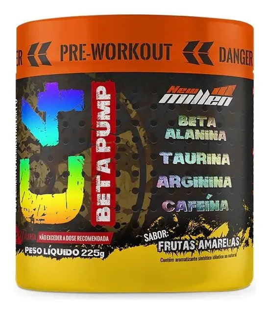 Pré Treino C4 Beta Pump (225g) New Millen Pré Workout
