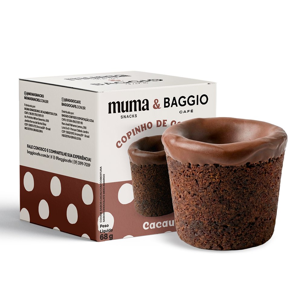 Copinho de Cookie Sabor Cacau 68g - 1 unidade