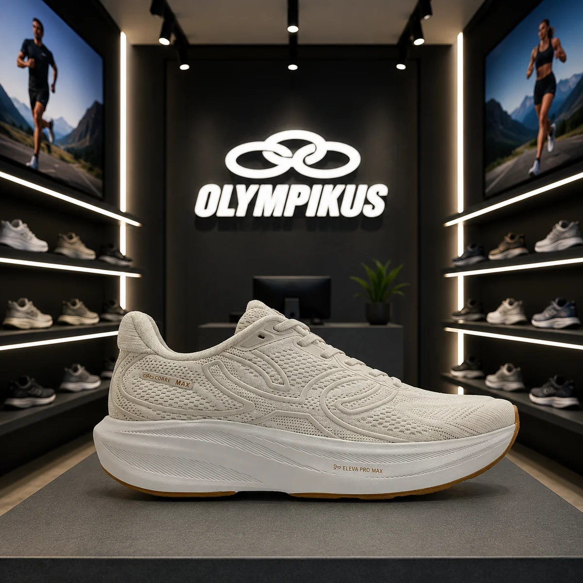 Tênis Olympikus Corre Max Bege - 41 e 42