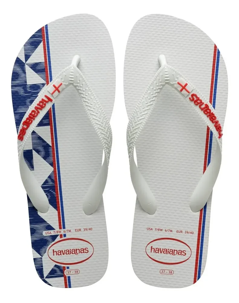 Havaianas Top Nations Países Campeões Copa Do Mundo 2026 Branco Inglaterra 37/38