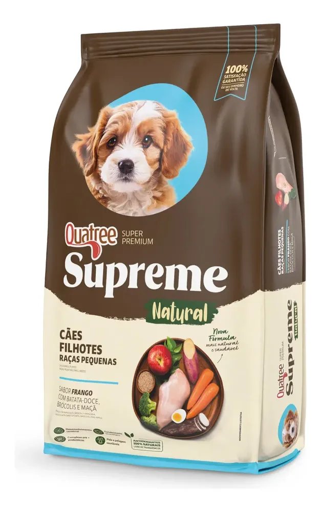Ração Filhote Quatree Raças Pequenas Supreme 10kg
