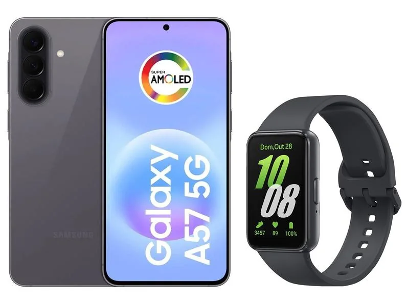 Smartphone Samsung Galaxy A57 128GB Cinza