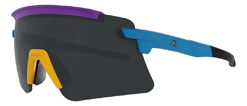 Oculos De Sol Hb Apex Armação Colorful Lente Gray Fumê