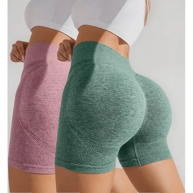 Kit 2 Shorts Fitness Empina Bumbum Confortável Para Academia