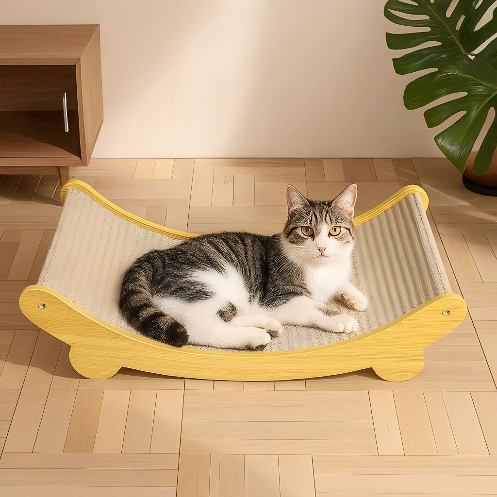 Cama De Gato Sisal Arranhador Em Curvo 60x32x15