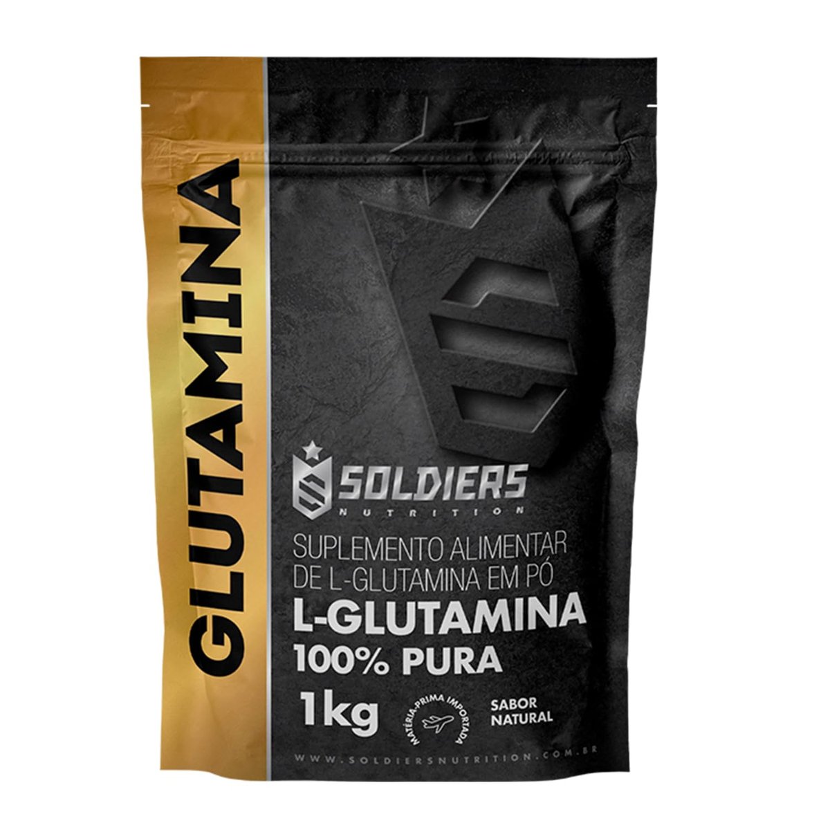 L-Glutamina 1kg - 100% Pura Importada - Soldiers Nutrition