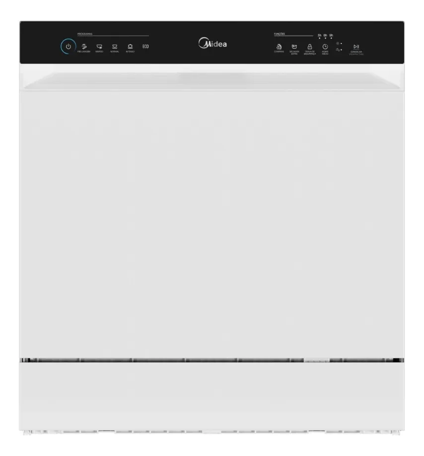 Lava Louças 8 Serviços Branco Touch Plus Midea