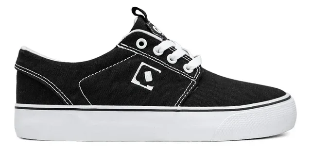 Tênis Qix Skate Combat 3 Vulcanizado | Preto Branco
