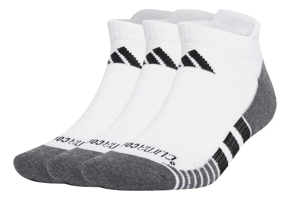 Meias Soquete Performance Climacool 3 Pares adidas Branco G