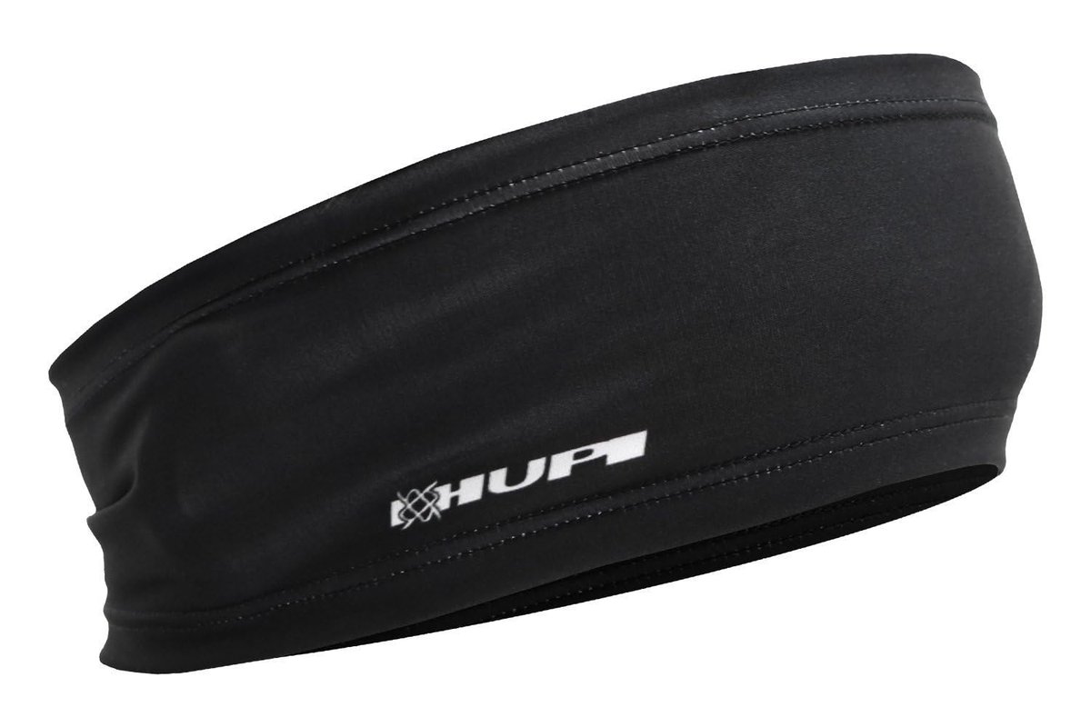 Testeira Headband Preto Liso HUPI Unissex