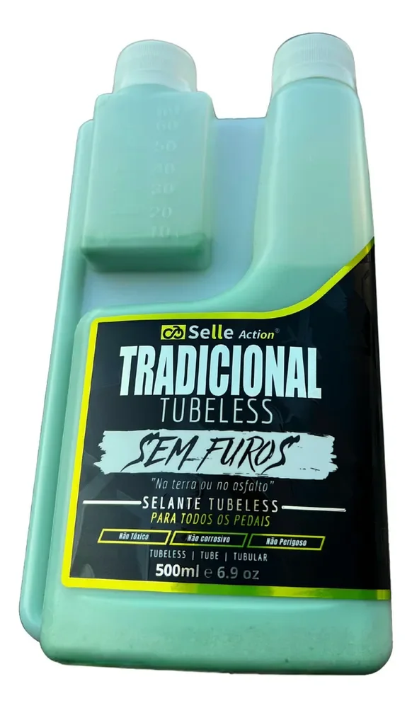 Líquido Selante Tubeless Selle Action Tradicional P/ Bicicletas 500ml