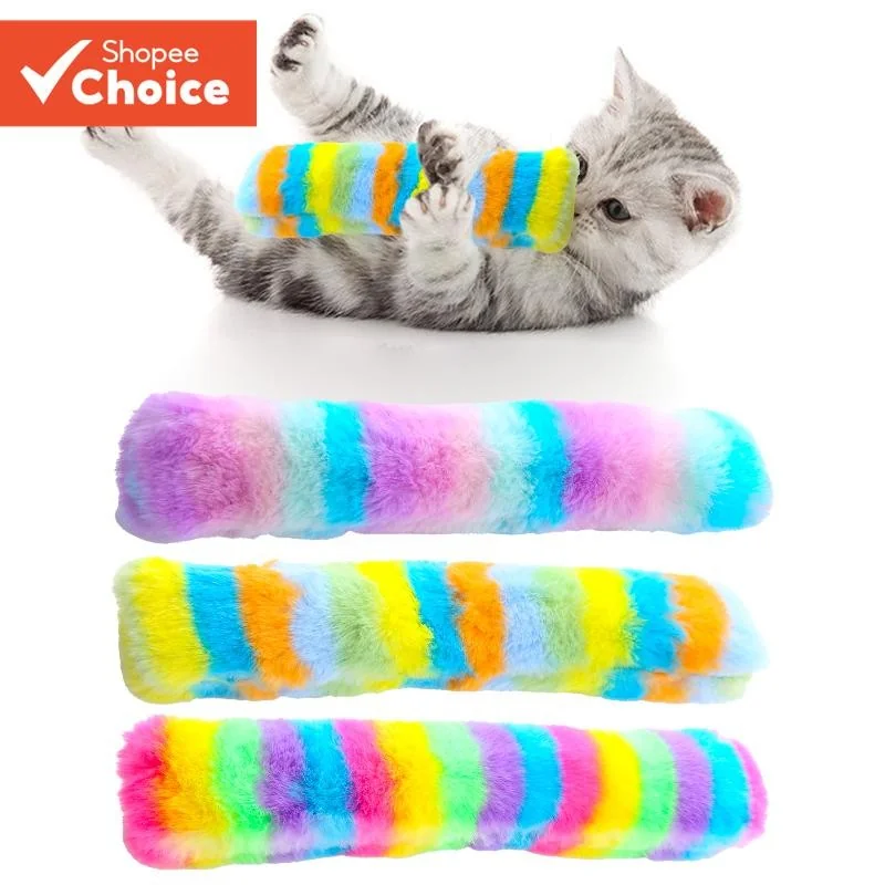 Almofada de Pelúcia de Gato com Papel Sonoro e Brinquedos Interativos Resistentes à Mordida