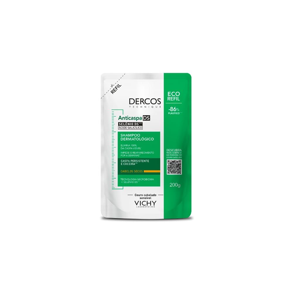 Vichy, Dercos Shampoo Anticaspa Intensivo para Cabelos Secos