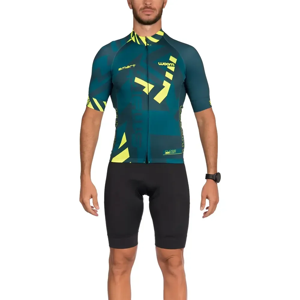 Camisa Ciclismo Woom Smart Way Green Masc - 2022 Verde / P