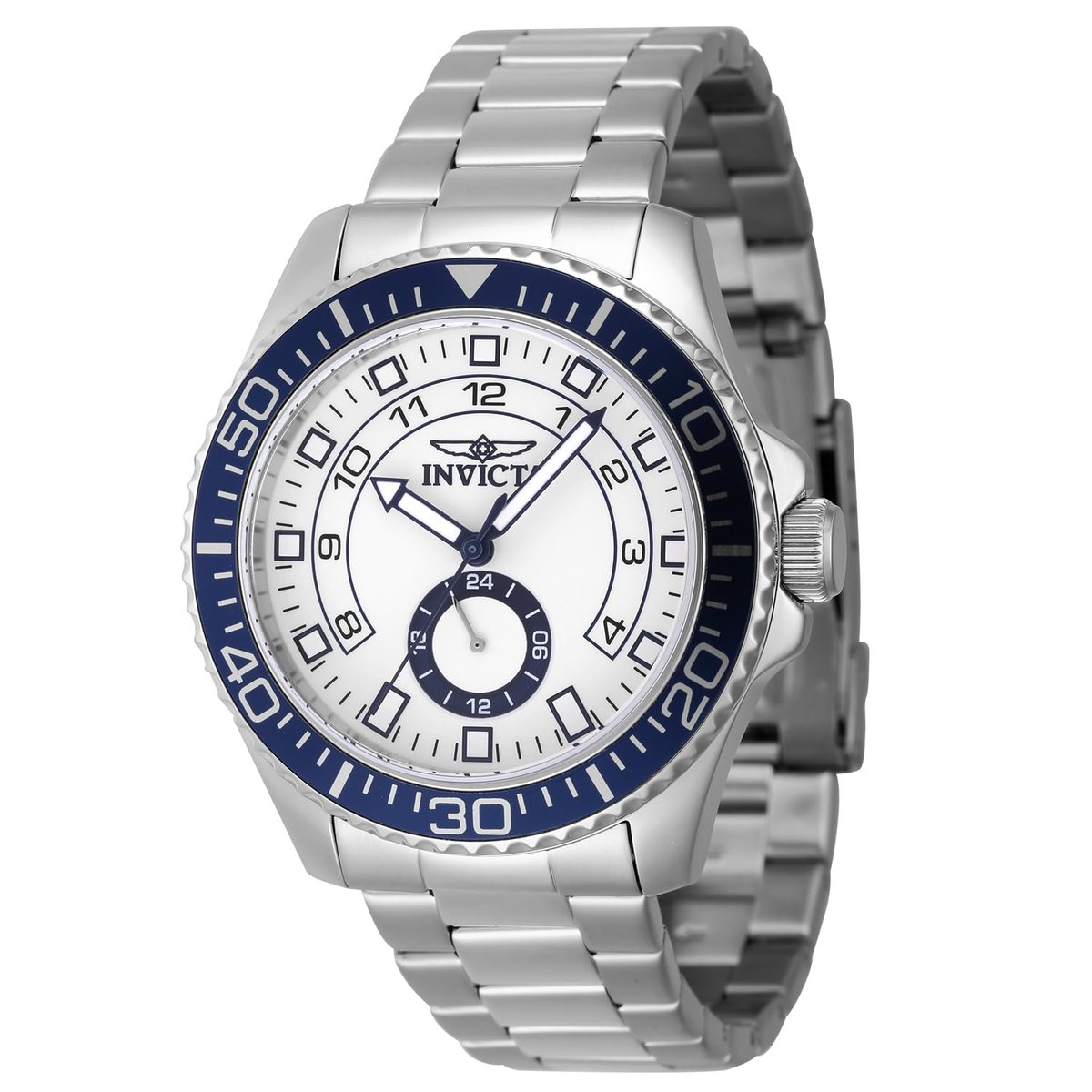 Invicta Relógio masculino Pro Diver - 44 mm, aço (47124)