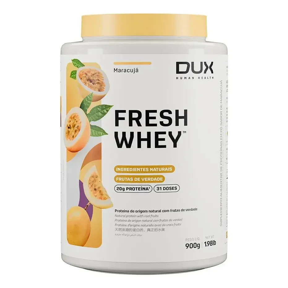 Fresh Whey + Saudável Dux Nutrition 900g - Sabores Sabor Maracujá