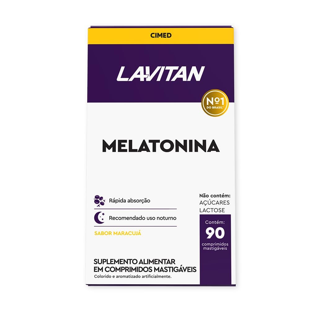 LAVITAN MELATONINA 0,21MG CP PT 90 MAR