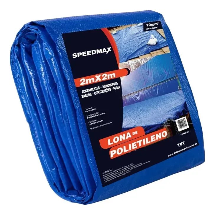 Lona 2x2 Azul Impermeavel Piscina Barraca Camping Telhado