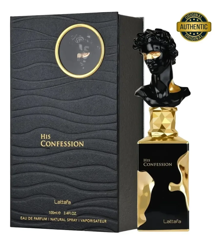 Perfume Árabe His Confession Lattafa Edp 100ml Masculino