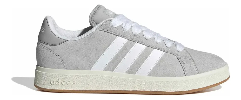 Tênis Masculino Grand Court Base 00s adidas Gretwo/ftwwht/gum10 Liso 39 Br