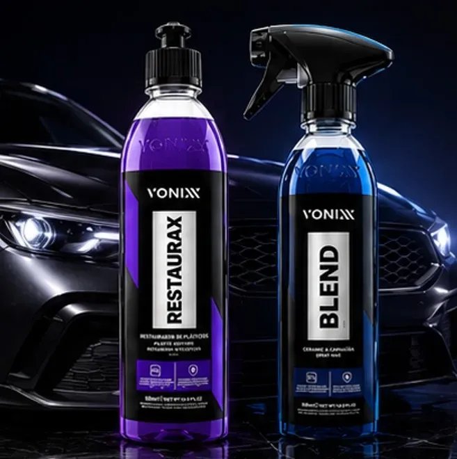 Kit Vonixx Restaurax + Blend Cera Líquida Spray 500ml