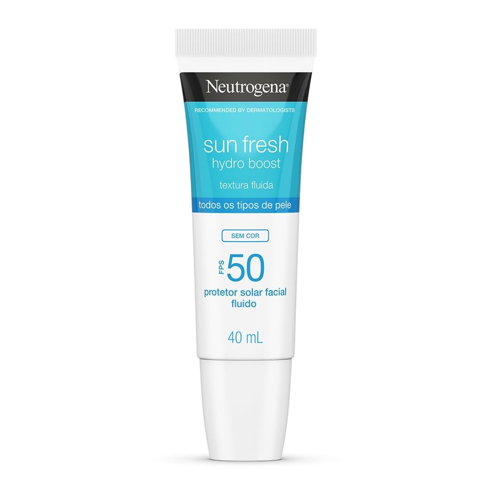 Protetor Solar Facial Neutrogena Sun Fresh Hydro Boost Sem Cor FPS 50 40mL