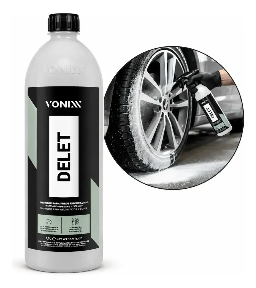 Delet Vonixx Limpador Para Pneus E Borrachas 1,5L