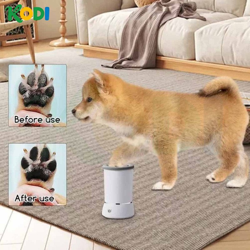 Lava Patas Automático para Pets - Silicone, Portátil com USB e Fácil de Usar-Z2