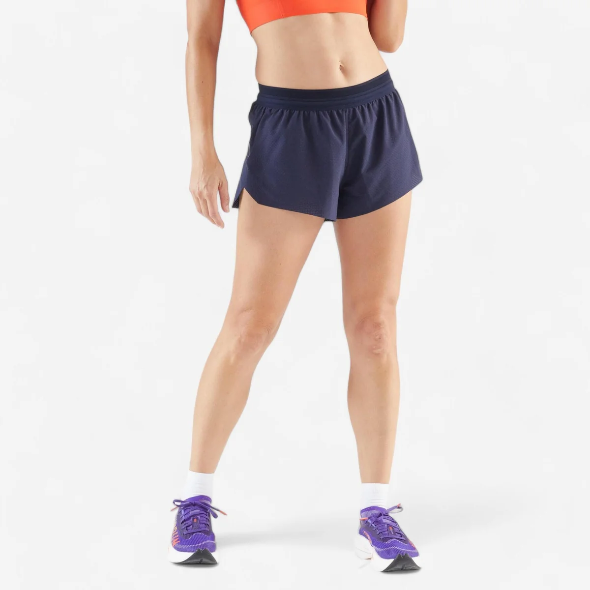 Short Feminino de Corrida 900 Light Kiprun Marinho