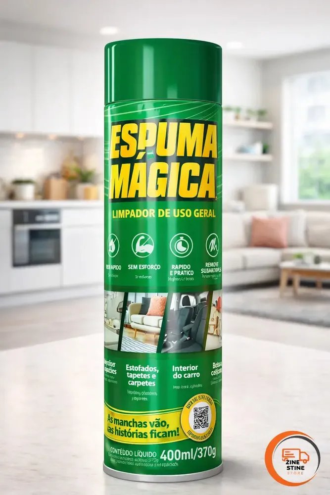 Espuma Mágica Proauto Limpador Cor Verde