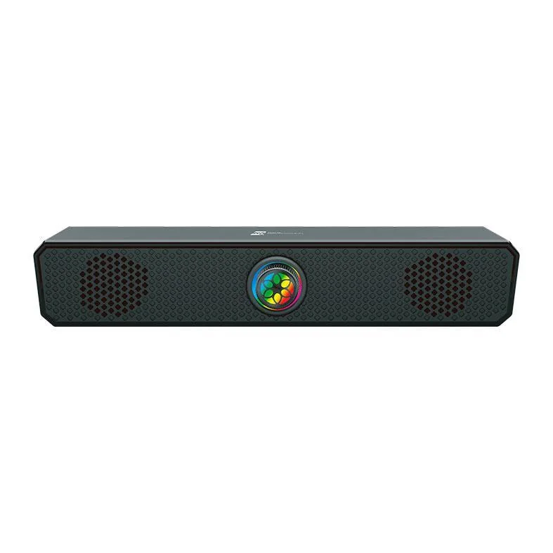 Caixa de Som R8 SP04, 2x3W RMS, USB, Preto, R8-SP04-RBW-V2