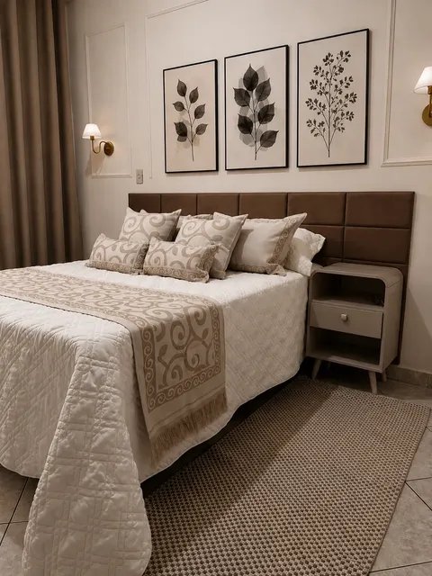 Kit 10 Cabeceira Estofada Quarto Cama King Size Box Modulada